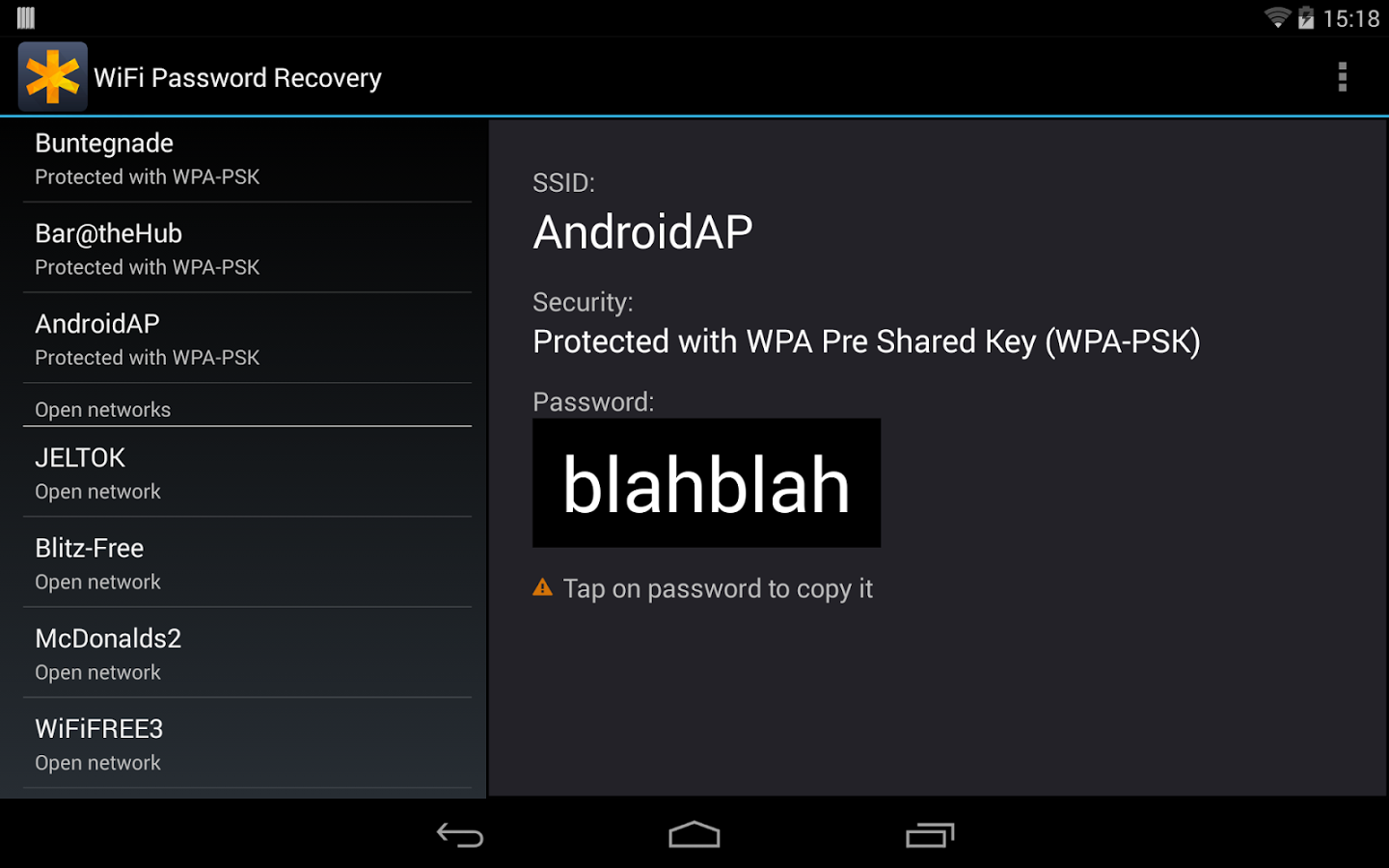 wifi password recovery android